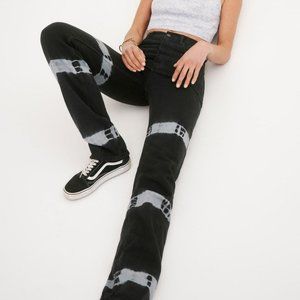 Cynthia Straight Jeans in Cloud Striped Tie Dye